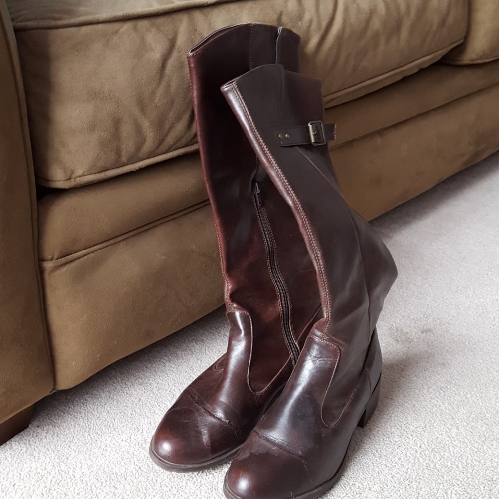 Brown Rampage knee boots Women's Size 10